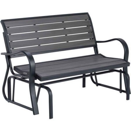 LIFETIME PRODUCTS Lifetime® Glider Bench, Gray 60276